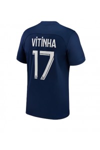 Paris Saint-Germain Vitinha Ferreira #17 Fotballdrakt Hjemme Klær 2022-23 Korte ermer